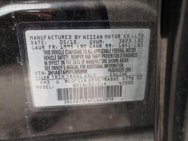 Photo 9 VIN: 3N1AB7AP6FL660898 - NISSAN SENTRA S 