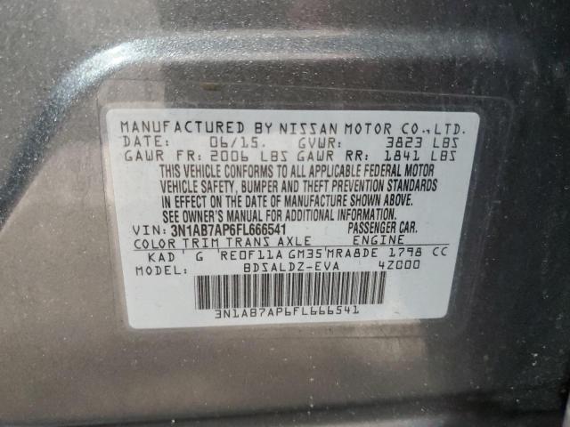 Photo 11 VIN: 3N1AB7AP6FL666541 - NISSAN SENTRA 