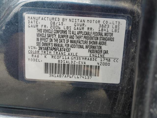 Photo 11 VIN: 3N1AB7AP6FL674137 - NISSAN SENTRA 