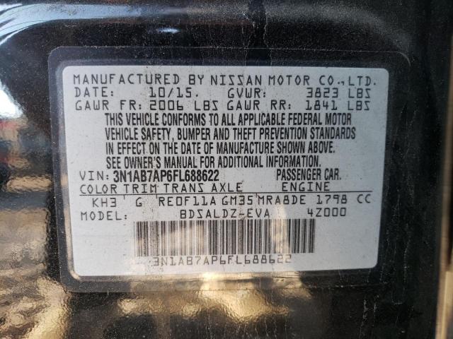 Photo 11 VIN: 3N1AB7AP6FL688622 - NISSAN SENTRA S 