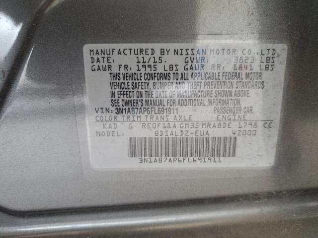 Photo 11 VIN: 3N1AB7AP6FL691911 - NISSAN SENTRA 