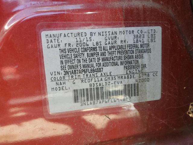 Photo 11 VIN: 3N1AB7AP6FL694887 - NISSAN SENTRA 