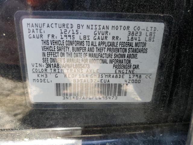 Photo 11 VIN: 3N1AB7AP6FL695473 - NISSAN SENTRA S 