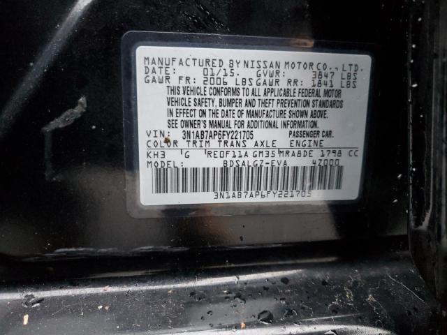 Photo 11 VIN: 3N1AB7AP6FY221705 - NISSAN SENTRA 