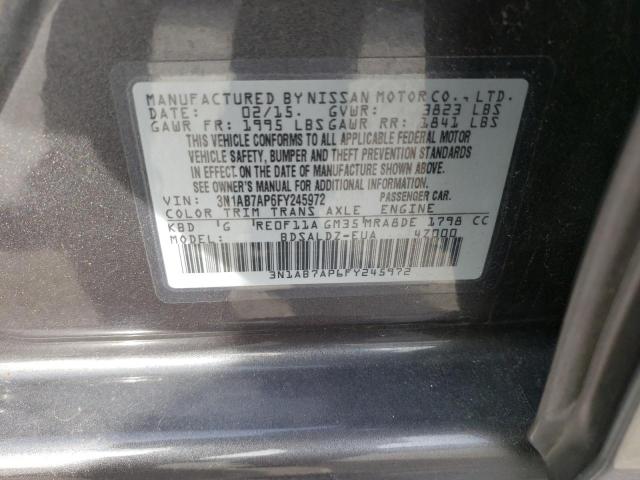 Photo 11 VIN: 3N1AB7AP6FY245972 - NISSAN SENTRA 