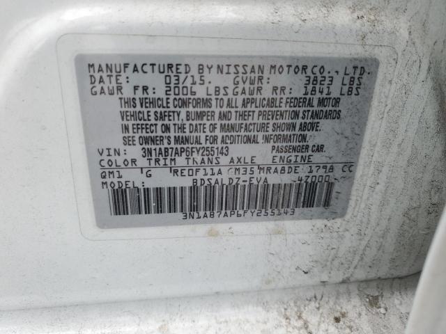 Photo 11 VIN: 3N1AB7AP6FY255143 - NISSAN SENTRA 