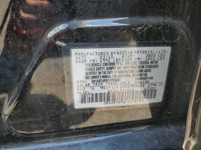 Photo 9 VIN: 3N1AB7AP6FY258480 - NISSAN SENTRA S 