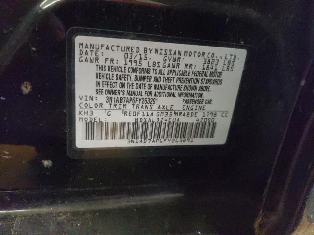 Photo 11 VIN: 3N1AB7AP6FY263291 - NISSAN SENTRA S 