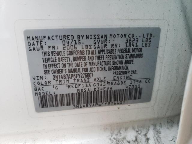 Photo 9 VIN: 3N1AB7AP6FY276607 - NISSAN SENTRA S 