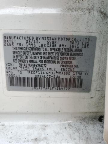 Photo 11 VIN: 3N1AB7AP6FY284772 - NISSAN SENTRA 