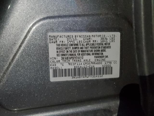 Photo 11 VIN: 3N1AB7AP6FY314112 - NISSAN SENTRA 