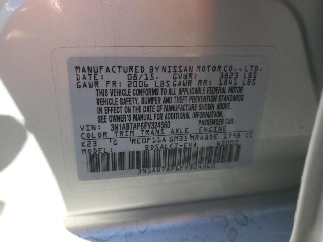 Photo 11 VIN: 3N1AB7AP6FY324560 - NISSAN SENTRA S 