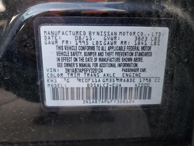 Photo 11 VIN: 3N1AB7AP6FY328124 - NISSAN SENTRA S 