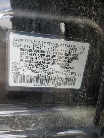 Photo 11 VIN: 3N1AB7AP6FY329452 - NISSAN SENTRA 