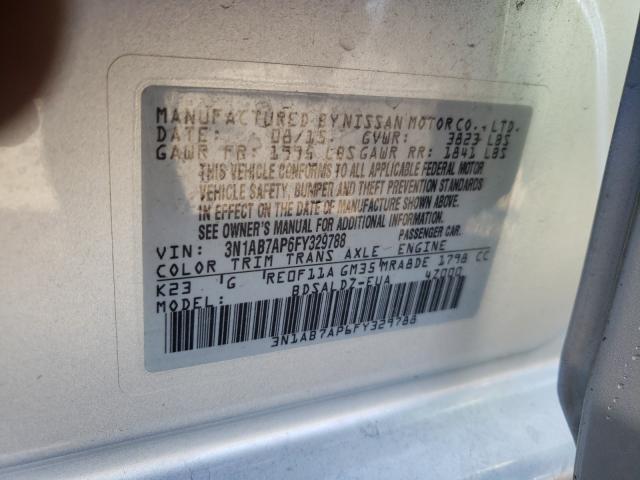 Photo 9 VIN: 3N1AB7AP6FY329788 - NISSAN SENTRA S 