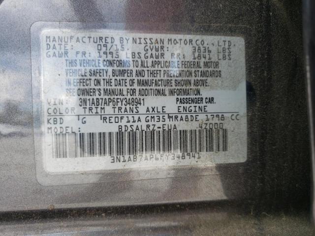 Photo 11 VIN: 3N1AB7AP6FY348941 - NISSAN SENTRA S 