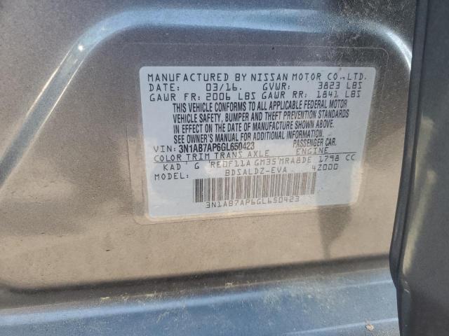 Photo 11 VIN: 3N1AB7AP6GL650423 - NISSAN SENTRA S 