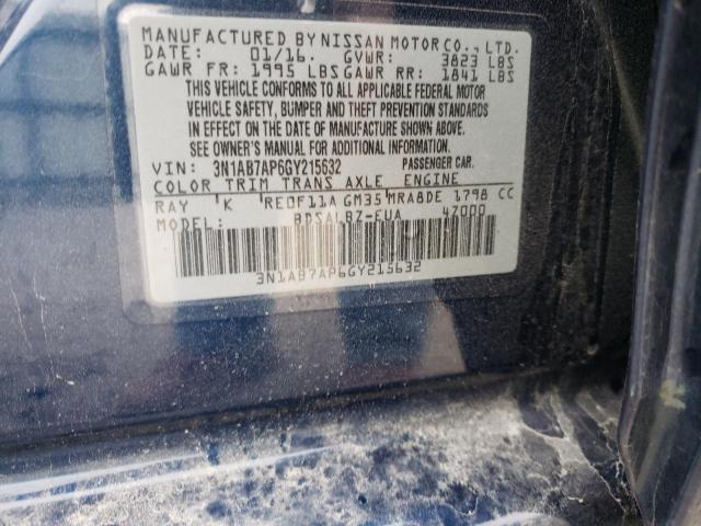 Photo 11 VIN: 3N1AB7AP6GY215632 - NISSAN SENTRA 