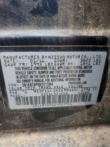 Photo 11 VIN: 3N1AB7AP6GY217946 - NISSAN SENTRA 