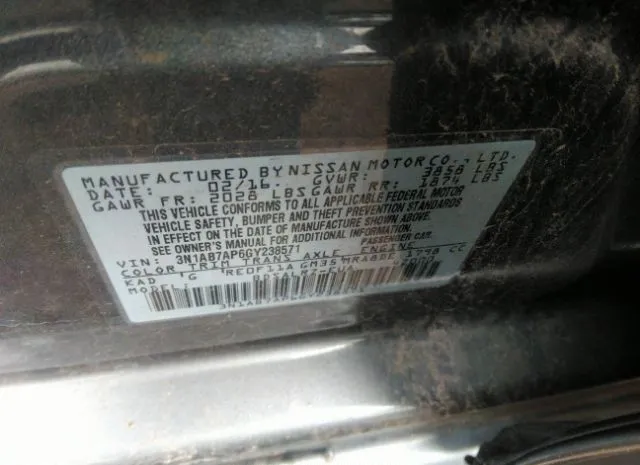 Photo 8 VIN: 3N1AB7AP6GY238571 - NISSAN SENTRA 