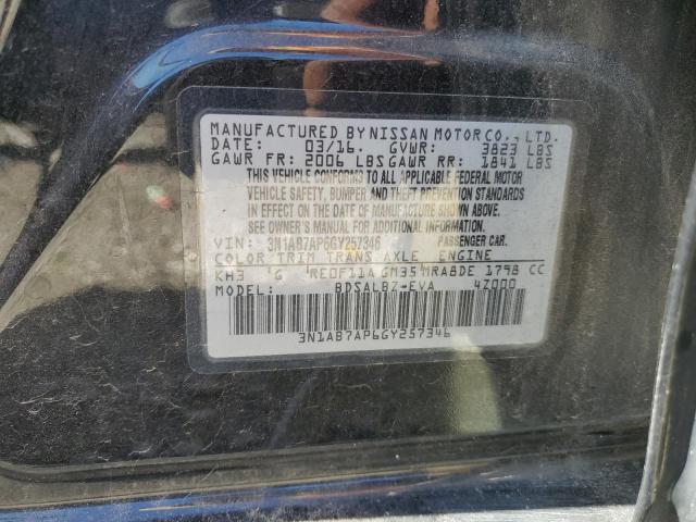 Photo 11 VIN: 3N1AB7AP6GY257346 - NISSAN SENTRA S 