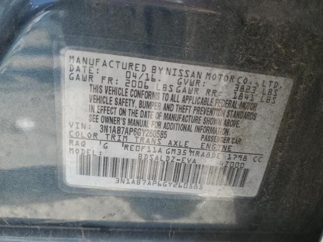 Photo 12 VIN: 3N1AB7AP6GY260585 - NISSAN SENTRA S 