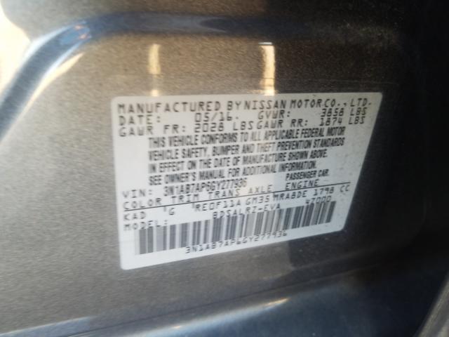 Photo 9 VIN: 3N1AB7AP6GY277936 - NISSAN SENTRA S 