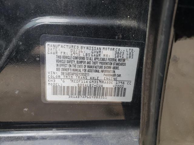 Photo 11 VIN: 3N1AB7AP6GY285311 - NISSAN SENTRA S 