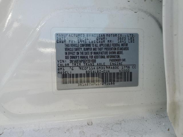 Photo 11 VIN: 3N1AB7AP6GY291688 - NISSAN SENTRA S 