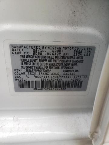 Photo 12 VIN: 3N1AB7AP6GY320882 - NISSAN SENTRA 