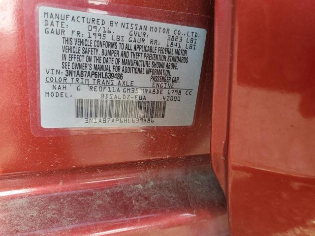 Photo 11 VIN: 3N1AB7AP6HL639486 - NISSAN SENTRA 