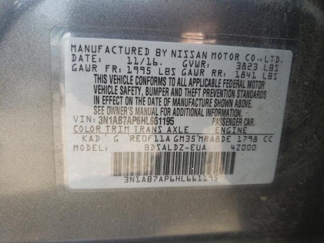 Photo 11 VIN: 3N1AB7AP6HL661195 - NISSAN SENTRA S 