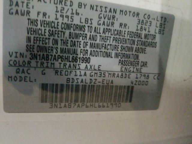 Photo 9 VIN: 3N1AB7AP6HL661990 - NISSAN SENTRA S 