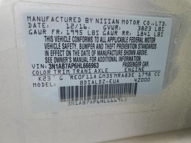 Photo 12 VIN: 3N1AB7AP6HL666963 - NISSAN SENTRA 