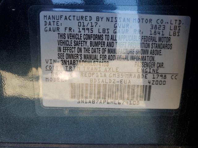 Photo 12 VIN: 3N1AB7AP6HL674108 - NISSAN SENTRA 