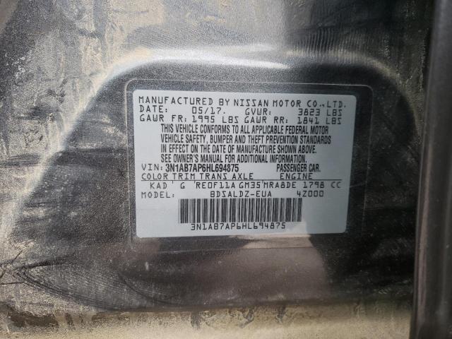 Photo 11 VIN: 3N1AB7AP6HL694875 - NISSAN SENTRA 