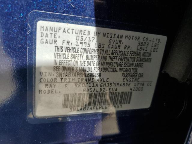 Photo 11 VIN: 3N1AB7AP6HL699459 - NISSAN SENTRA S 