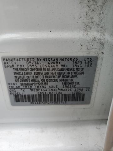 Photo 11 VIN: 3N1AB7AP6HY205765 - NISSAN SENTRA 