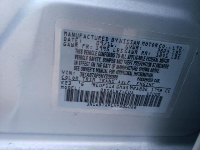 Photo 9 VIN: 3N1AB7AP6HY206088 - NISSAN SENTRA S 