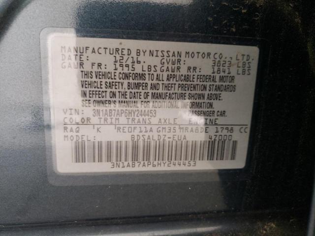 Photo 12 VIN: 3N1AB7AP6HY244453 - NISSAN SENTRA 