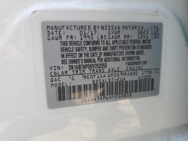 Photo 11 VIN: 3N1AB7AP6HY252858 - NISSAN SENTRA 