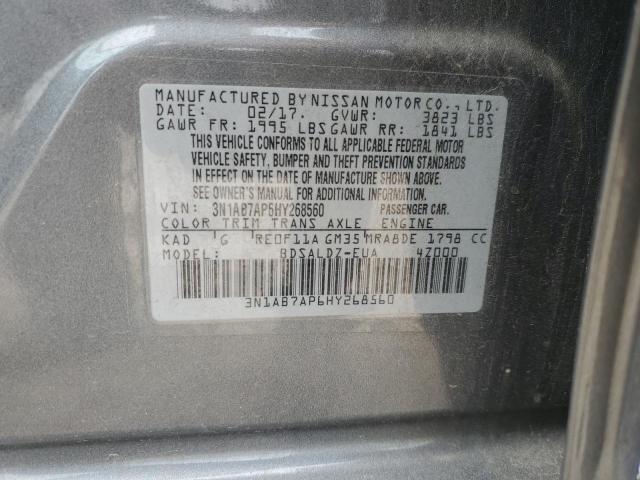 Photo 11 VIN: 3N1AB7AP6HY268560 - NISSAN SENTRA S 