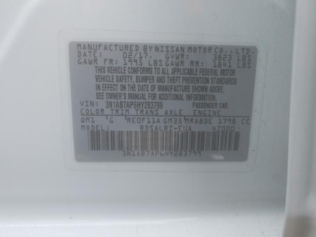 Photo 9 VIN: 3N1AB7AP6HY283799 - NISSAN SENTRA S 