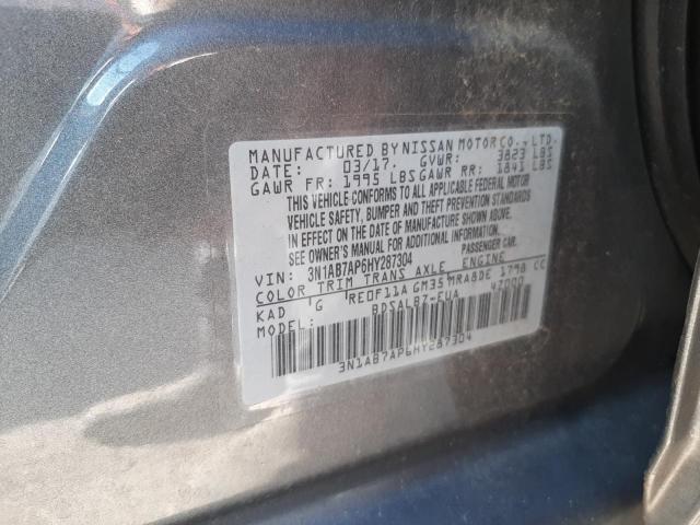 Photo 11 VIN: 3N1AB7AP6HY287304 - NISSAN SENTRA S 