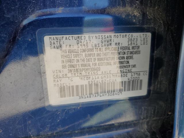 Photo 11 VIN: 3N1AB7AP6HY308409 - NISSAN SENTRA 