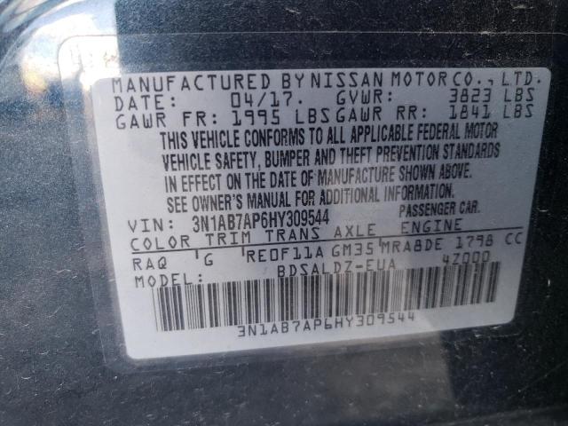 Photo 12 VIN: 3N1AB7AP6HY309544 - NISSAN SENTRA 