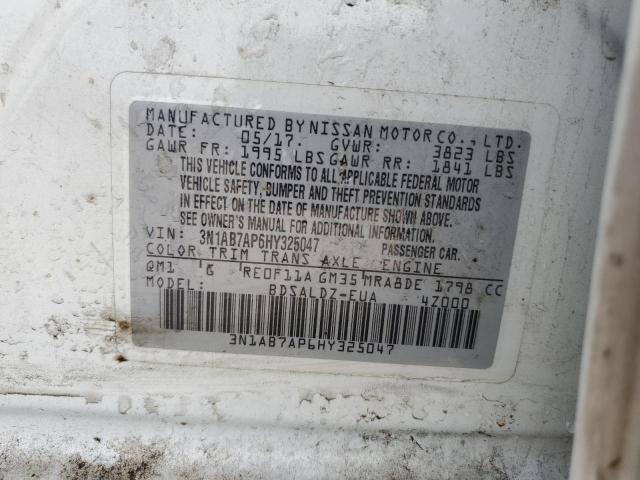 Photo 11 VIN: 3N1AB7AP6HY325047 - NISSAN SENTRA S 