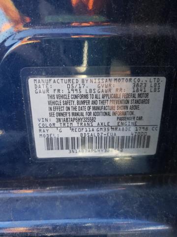 Photo 12 VIN: 3N1AB7AP6HY325582 - NISSAN SENTRA 