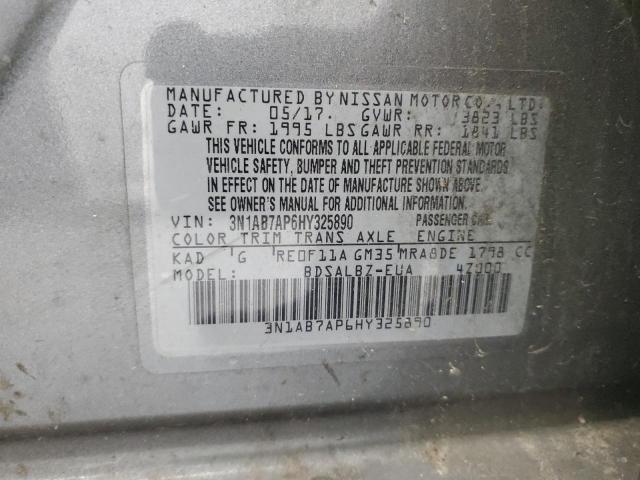 Photo 11 VIN: 3N1AB7AP6HY325890 - NISSAN SENTRA 