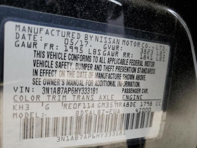 Photo 11 VIN: 3N1AB7AP6HY333181 - NISSAN SENTRA 